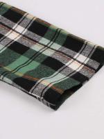 2025 nuevo Hepburn Retro Turn-Down Collar Plaid Rockabilly vestidos de Navidad mujeres invierno 3/4 longitud manga bolsillos vestido elegante - details 6