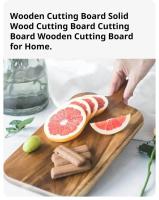 Tablas de cortar de madera gruesas, herramientas de cocina antimoho, tabla de charcutería con mango, tabla de queso de madera para platos de pan y fruta - details 1