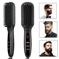 2025 Nuevo Peine Alisador Peine de Aire Caliente Peine para el Cabello de los Hombres Cuidado Personal Peine para Peinar la Barba de los Hombres - details 13