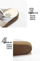 Zapatos de mulas para mujer, mocasines sin cordones con punta redonda, zapatillas para caminar, zuecos perezosos, plataforma de verano, zapatillas Creeper Baotou - details 11