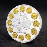 Colección europea de la UE, artefactos de recuerdo, monedas de moneda extranjera, medallones conmemorativos - details 8