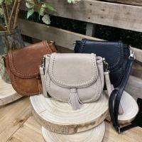 Nuevo bolso de mujer 2025 tejido retro flujo de sillín barba diagonal span bag - details 8