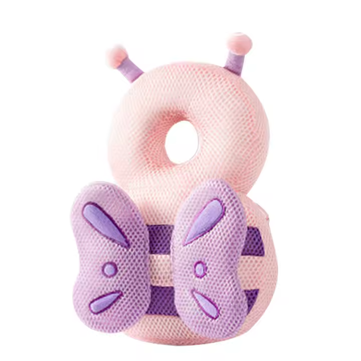 Protector de pelo de Bebe 1-3T, juguete de seguridad para evitar los daños en la espalda, Alero de seuridad de dibujos animados de Angel Bee - 1