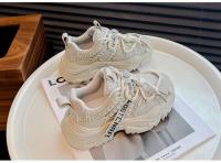 Zapatillas deportivas de malla para niño y niña, zapatos versátiles a la moda, antideslizantes, Color liso, 2024 - details 14
