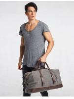 Bolsas de viaje de cuero de lona originales para hombres, bolsa de equipaje de mano, bolsa de lona, bolso de viaje grande, bolsa de fin de semana, envío directo - details 9