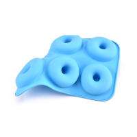 Molde de silicona antiadherente para hornear Donuts, herramienta de confitería para rosquillas de 6 cavidades, apta para lavavajillas, forma perfecta - details 4