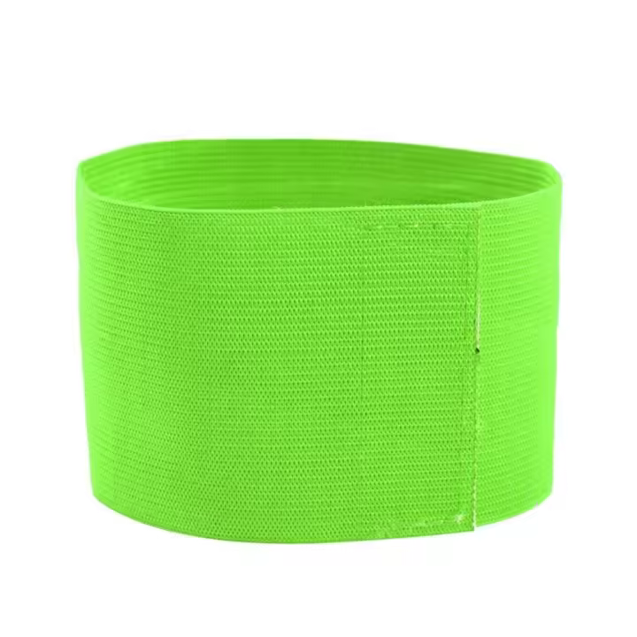 Brazalete de capitán de fútbol ajustable, brazalete de fútbol elástico de visibilidad, brazalete deportivo colorido antidesplazamiento, jugador de unidad de equipo - 1