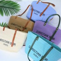 Nuevo Bolso tejido de moda de almacenamiento de cuerda de algodón para mujer, bolso bonito de playa para vacaciones - details 0
