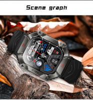 Reloj Inteligente Militar Resistente Duradero IP68 Impermeable 2,0' HD Pantalla Bluetooth para Android Ios Xiaomi - details 18