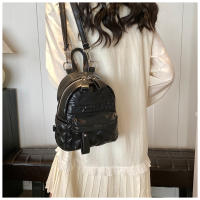 Bolso pequeño bordado acolchado, nuevo estilo, mochila de verano para mujer, Mini bolso escolar, mochila de viaje informal - details 12
