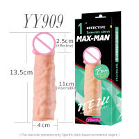 Juego extendido, juego de silicona hueca para pene masculino, marido y mujer comparten juego de dientes de lobo, productos sexuales para adultos - details 5