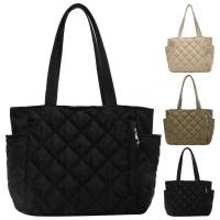 Bolso De Hombro Para Mujer Con Forro Padded Gran Capacidad Bolsa De Viaje Hobo Moda Cierre De Cremallera Capacidad Grande - details 0