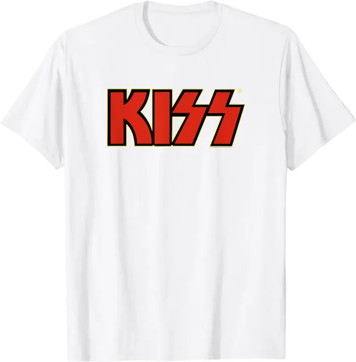 KISS-Camiseta clásica con Logo rojo - 1