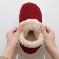 Zapatos de invierno para mujer, zapatos informales de casa para hombre 2025, zapatos cálidos de algodón para exteriores para mujer, zapatillas acolchadas de felpa para interiores para mujer - details 15