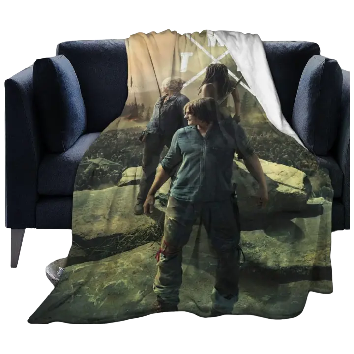 Manta de The Walking Horror Drama Dead Throw para sofá, dormitorio, mantas suaves para aire acondicionado, todas las estaciones - 1