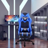 Silla Gaming Silla de Oficina Silla Giratoria Silla de Ordenador Silla de Tareas Silla de Escritorio Silla Ergonómica Silla de Carreras Silla de Cuero Silla PC Gaming (Rojo, con reposapiés) - details 44