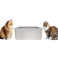 Caja de arena metálica para gatos VehiGo