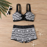 Nuevo traje de baño de dos piezas, bikini estampado de talla grande, traje de baño para mujer - details 16