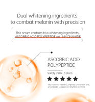 JoyPretty-Kit de cuidado de la piel Facial con vitamina C, crema blanqueadora para piel oscura, limpiador de suero, conjunto hidratante para aclarar la piel Facial, 5 uds. - details 10