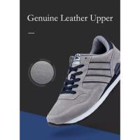 Zapatillas de Cuero Casual para Hombres Zapatillas de Correr Antideslizantes - details 5