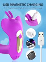 Consolador vibrador portátil para mujer, succión del clítoris/vagina, juguete estimulante, Control remoto, mariposa, bragas, - details 7