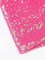 Vestido de fiesta con forro completo de lentejuelas rosa brillante, con tirantes, ajustado, acolchado, para noche y discoteca - details 13