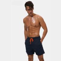 Pantalones cortos de playa de secado rápido para hombre, lona impermeable, transpirable, de alta elasticidad, estilo informal de cintura media - details 18