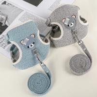 Conjunto de Correa de Arnes de Conejo Suave Chaleco de Almohadilla para Cachorro Pequeño - details 3