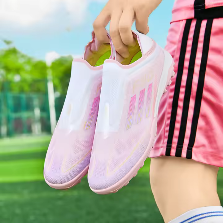 Zapatos de fútbol unisex, uñas rotas TF, herramienta práctica para césped artificial, competencia de entrenamiento fuerte, material transpirable antideslizante - 1