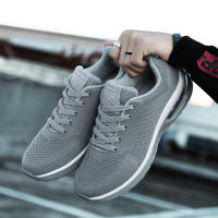 Zapatillas de correr con cámara de aire para hombre y mujer, zapatos informales a la moda, color rojo, para caminar al aire libre y gimnasio - details 11