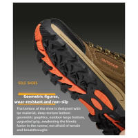Zapatos de senderismo antideslizantes para hombre y mujer, zapatillas de Trekking de escalada al aire libre, botines de senderismo de montaña, zapatos casuales para caminar - details 9