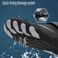 Zapatos acuáticos unisex, zapatos de playa de secado rápido, zapatillas transpirables para hombre, zapatos de agua descalzos aguas arriba, calzado deportivo para nadar para mujer - details 1