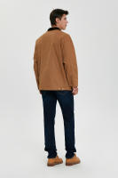 DAFEILI Primavera Verano Casual Vintage Lavado Forro de Malla Ropa de Trabajo Lona Detroit Chaquetas - details 9