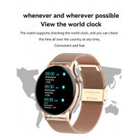 Reloj Inteligente con Pantalla Táctil Llamadas Bluetooth, Asistente de Voice, Modos Deportivos, Reproductor de Música, Pedómetro Para Niño y Madre - details 14