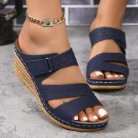 zapatos de zapatilla de tacón de cuña de verano para mujer - details 6