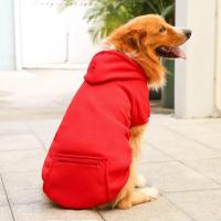 Sudadera para Perros Grandes Vestidillo de Seguridad para Mascotas con Gorra y Bolsillo - details 14