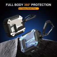 Funda de Protección de Blindaje para Galaxy Buds3/Buds3 Pro (2024) Cubierta de Auriculares TPU con Clip de Llavero Accesorios de Electrónica - details 3