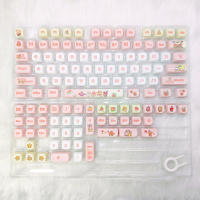 Bob Esponja SquarePants keycaps MOA altura PBT material sublimación caliente keycaps linda personalidad personalizada pequeño conjunto completo de keycaps (teclado no incluido) - details 7