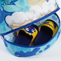 Mochila de natación para niños, bolsa de almacenamiento impermeable de dibujos animados para playa, separación húmeda y seca, equipo de natación - details 5