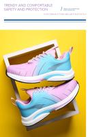 Zapatos de seguridad a la moda con puntera de acero, zapatillas de trabajo para hombres y mujeres, nuevos zapatos de trabajo, botas de seguridad para el trabajo a prueba de pinchazos, calzado de seguridad - details 4