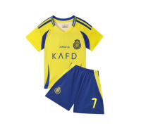 Camiseta de fútbol del club Riyadh Home 24-25 Amarilla No.7 para niños y adultos, tallas 14-3XL para adultos - details 2
