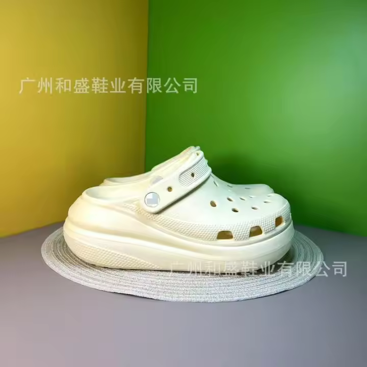 Zapatos con aumento de altura de suela gruesa con agujeros, sandalias antideslizantes de verano Unisex para parejas - 1