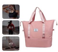 Bolsa de ropa portátil a prueba de agua, bolsa de viaje de separación en seco y húmedo, bolsa de playa, artículos de tocador grandes, soporte de maquillaje, bolsa con cremallera, almacenamiento de prendas de vestir - details 7