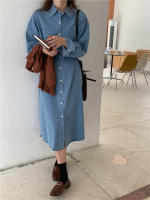 Vestido de mezclilla para mujer Camisa de otoño Vestidos de mezclilla - details 4