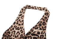 BUNO-Top de leopardo y2k para mujer, chaleco con estampado de leopardo, camiseta sin mangas con espalda descubierta y cuello Halter, ropa de calle de los años 2000 - details 9