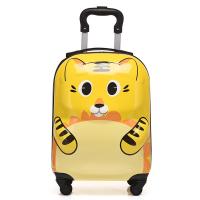Dibujos animados niños carro caso de 18 pulgadas universal rueda maleta lindo animal 3D tridimensional estudiante maleta - details 0