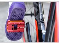 KOOTU bicicleta El material de aleación de aluminio es fuerte y duradero Pedales de bicicleta universales plegables rodamientos sellados - details 5