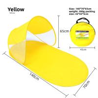 Carpa de playa para acampar con protección solar para exteriores, sin necesidad de construir, carpa de playa de apertura rápida, carpa de playa con forma de zapatilla azul - details 6