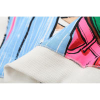 Suéter deportivo de manga larga con cuello redondo y corte holgado para mujer, otoño - details 6
