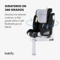 Silla de Coche Isofix para Bebés y Niños Ajustable a 40-150 cm, 360º de Rotación, Seguro y Portátil - details 11